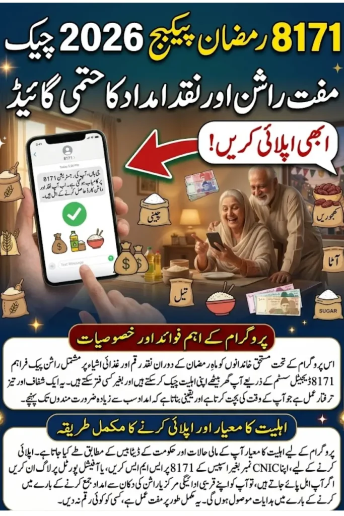 8171 Ramzan Package Check 2026 – Complete Guide for Registration and Eligibility