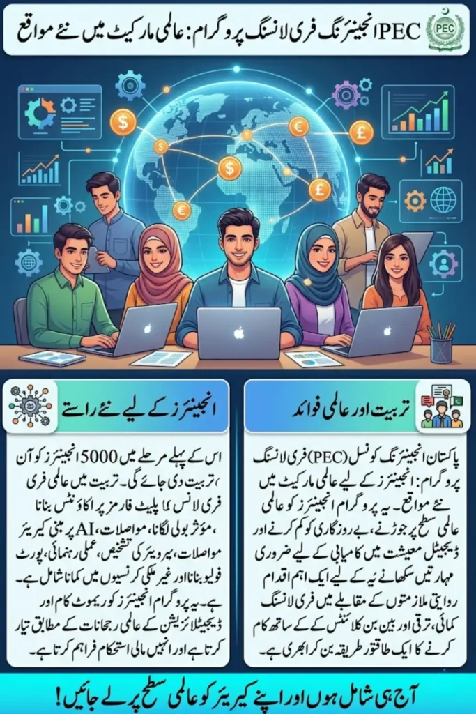 Pakistan Engineering Council Freelancing Program: New Opportunities for Engineers in the Global Market