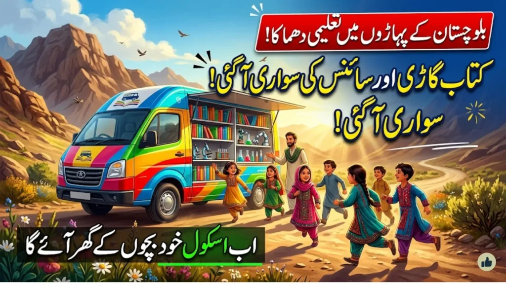 Kitab Gaari and Science Ki Sawari: Balochistan's Mobile Education Initiative Bringing Learning to Remote Areas