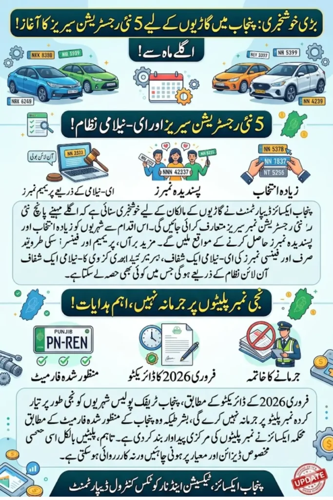 New Vehicle Registration Number Series Punjab Launching Next Month – Full Details Inside