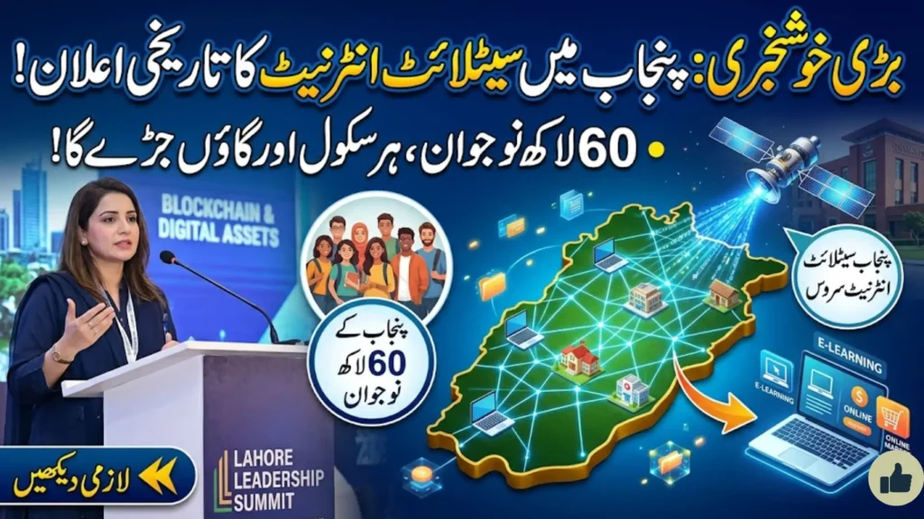 Punjab Satellite Internet Service Launched to Boost Digital Connectivity Across Province