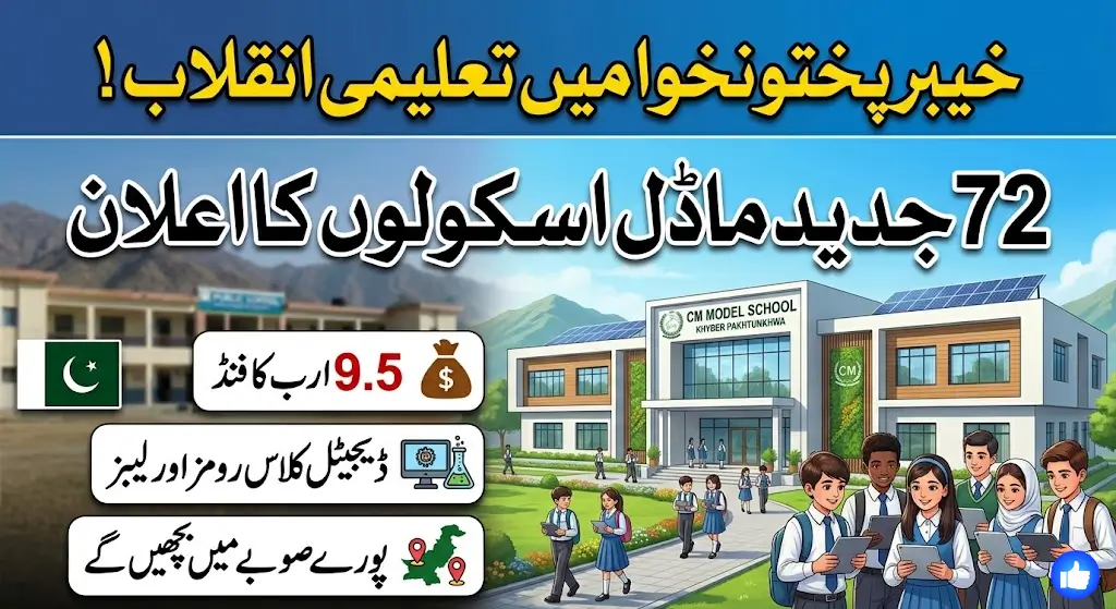 CM Model Schools Khyber Pakhtunkhwa: Government Plans 72 Modern Schools Across the Province