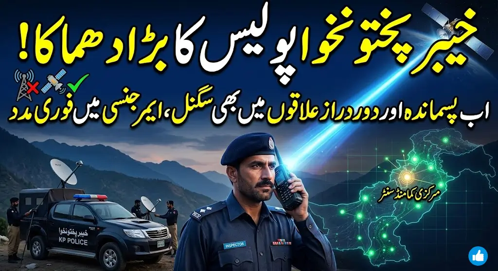 KP Police Satellite Communication System to Strengthen Emergency Response in Remote Areas