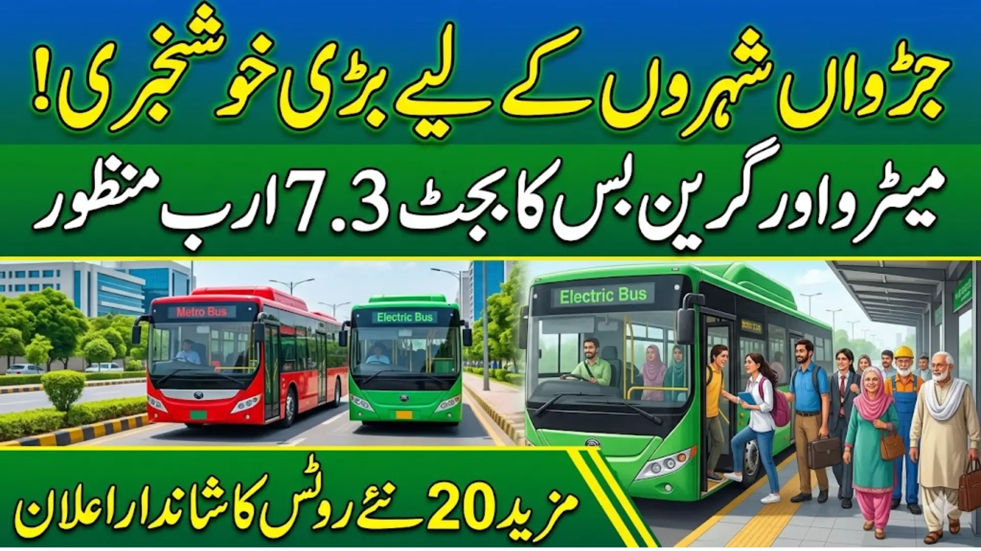 Public Transport Subsidy Raised to Rs. 7.3 Billion in Budget 2026-27 for Twin Cities