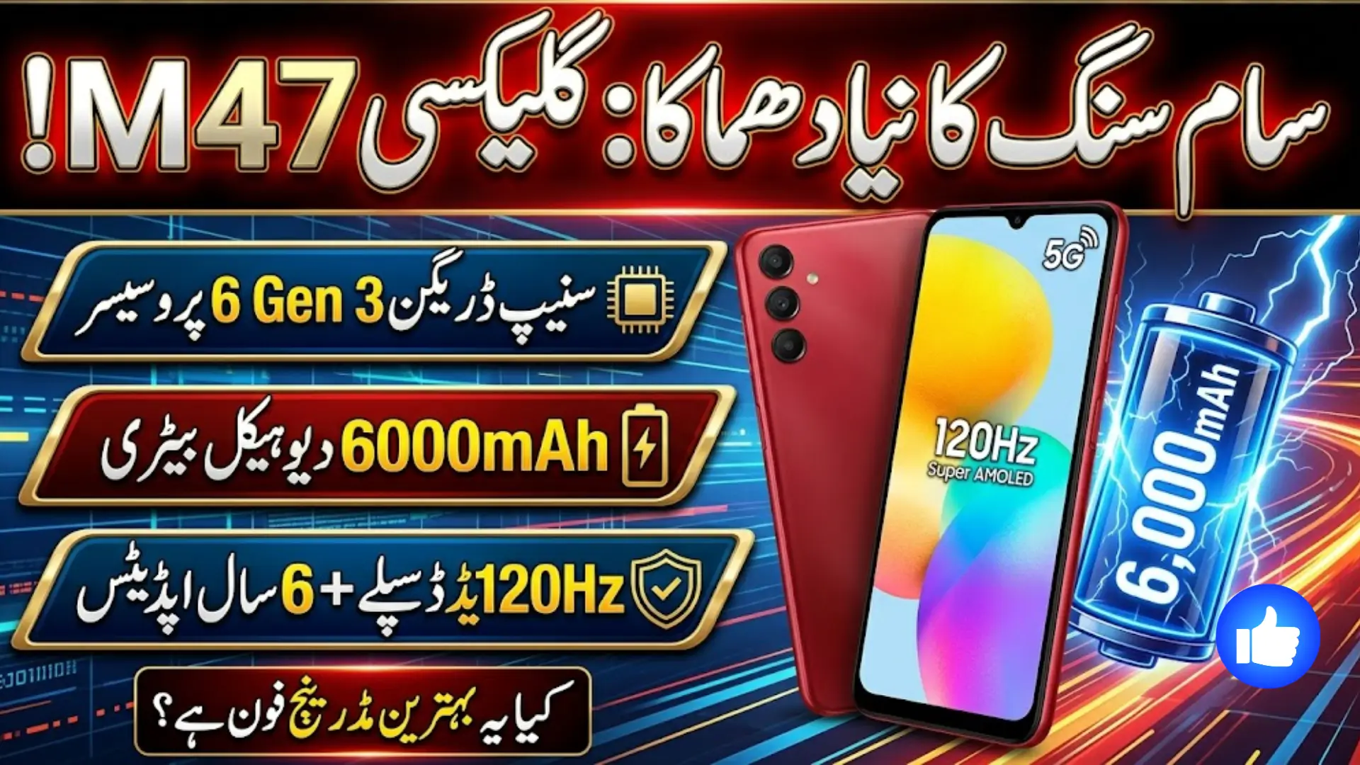 Samsung Galaxy M47 Launched with Snapdragon 6 Gen 3, 6,000mAh Battery and 120Hz AMOLED Display
