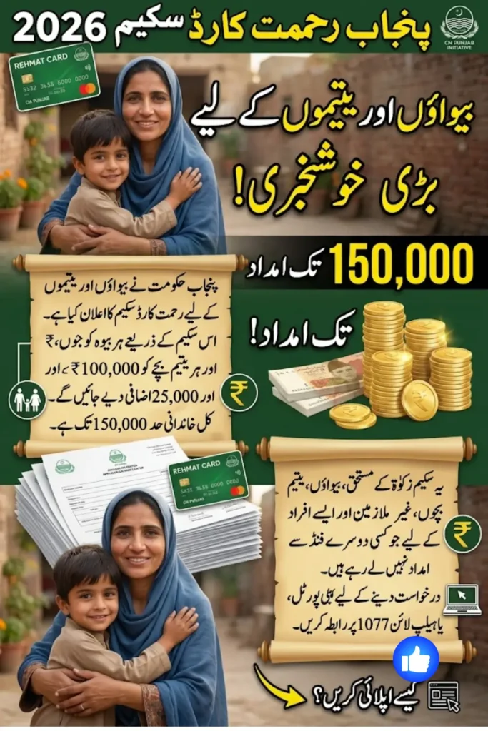 Punjab Rahmat Card Scheme 2026 – Complete Guide for Widows and Orphans