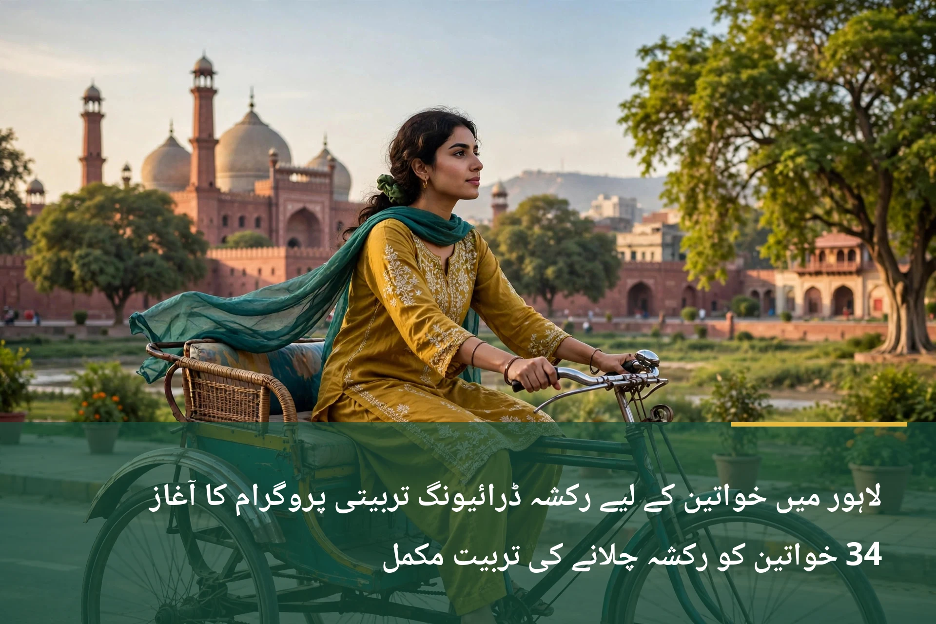 Lahore Launches Rickshaw Training Program for Women