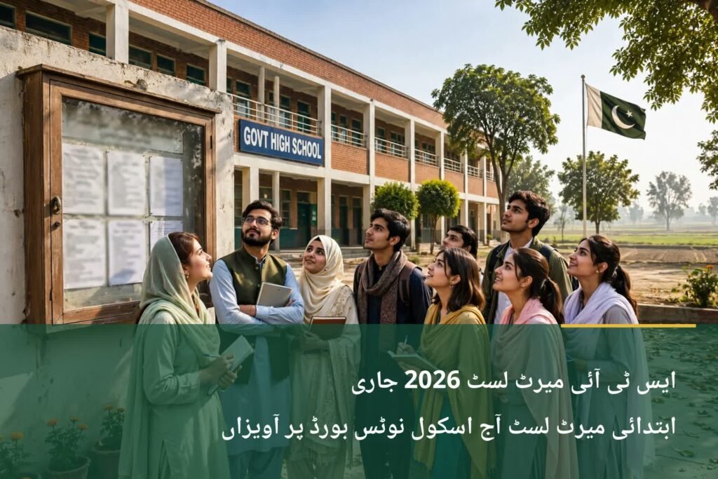 STI Merit List 2026 School Education Department Punjab